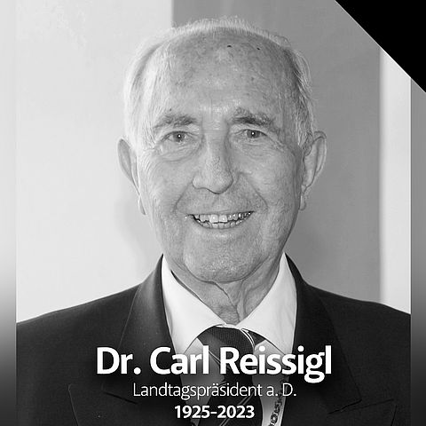 Landtagspräsident a.D. Carl Reissigl ist im 99. Lebensjahr verstorben, das Land Tirol trauert um den leidenschaftlichen Parlamentarier.