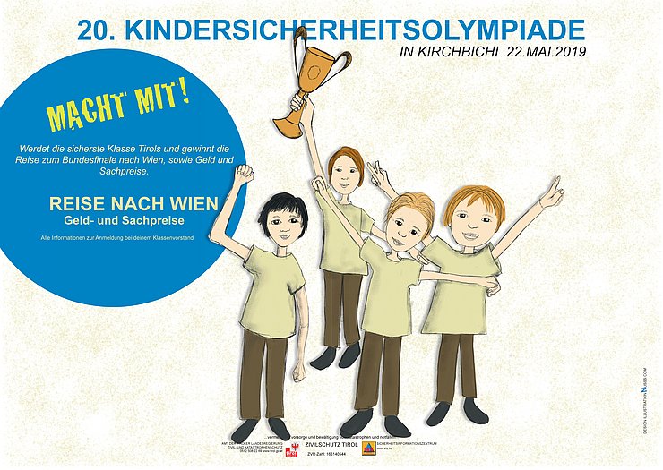 © Land Tirol/Gunda Zivilschutz Olympiade Plakat