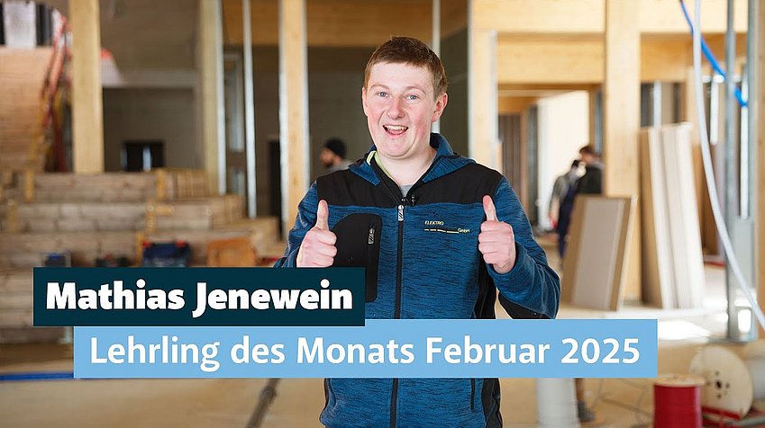 Lehrling des Monats Februar 2025