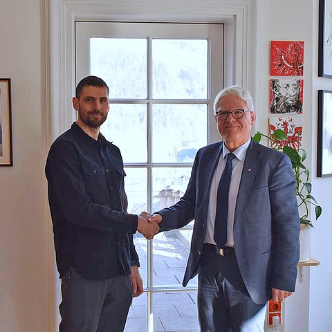 Angelobung des neuen Vizebürgermeisters von St. Anton am Arlberg