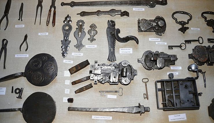Werkzeuge im "Schmiedemuseum"