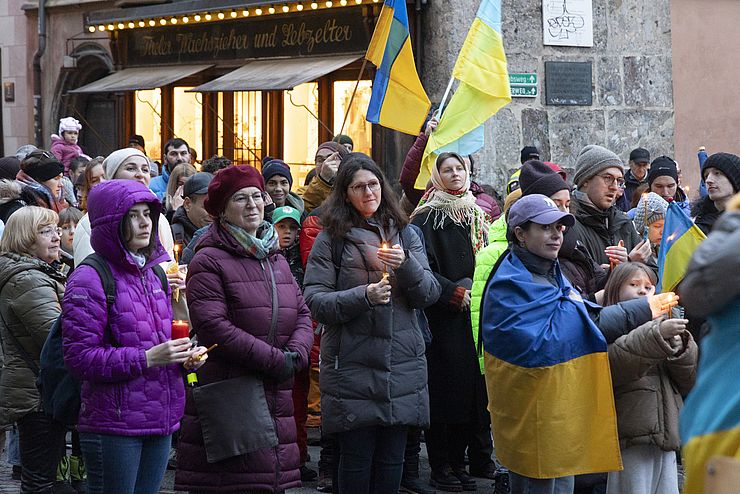 Gruppenfoto Ukraine Gedenkfeier