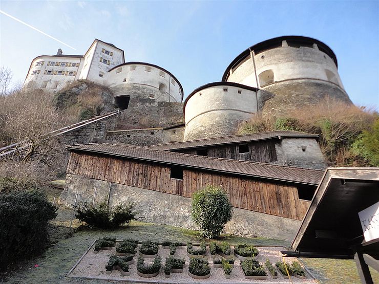 Außenansicht der "Festung" in "Kufstein"
