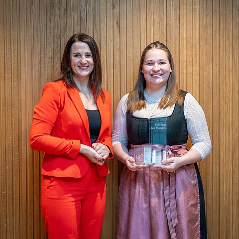 � Land Tirol/Hörmann Anna Degasperi ist „Lehrling des Monats Februar 2026“