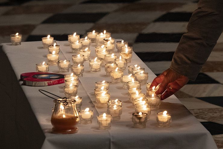 Kerzen im Dom zu St. Jakob