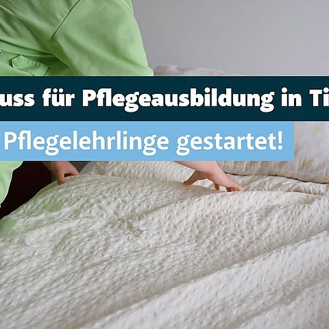 Startschuss für Pflegeausbildung in Tirol! Erste Pflegelehrlinge gestartet!