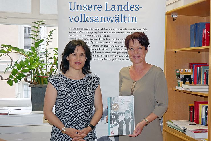 LTPin Ledl-Rossmann und LVAin Berger (li.) präsentierten den Jahresbericht 2018.