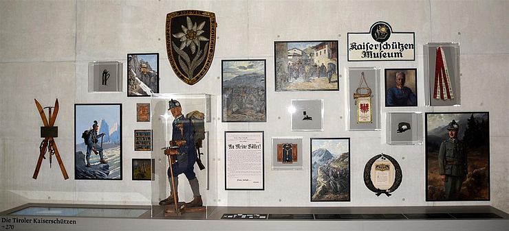 Ausstellung im "Tirol Panorama mit Kaiserjägermuseum"