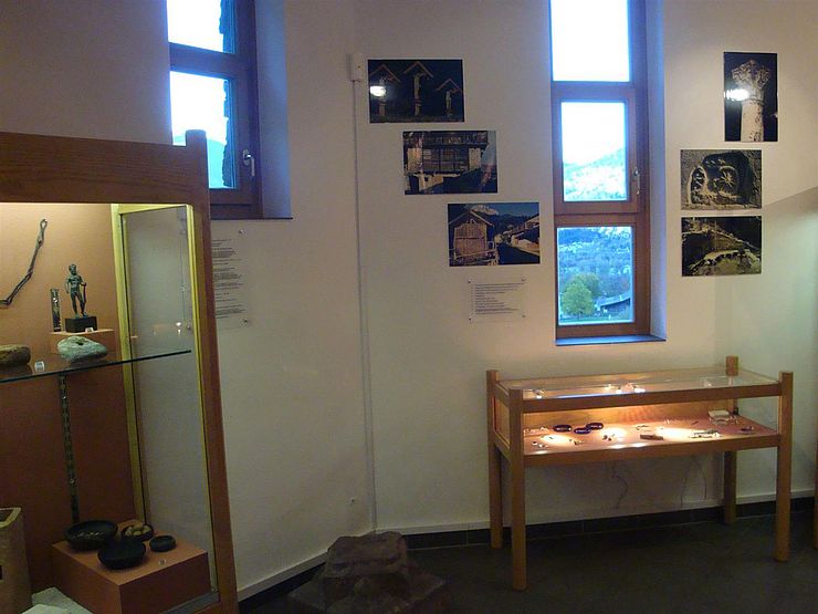 Blick in die Ausstellung der "Archäologischen Schausammlung"