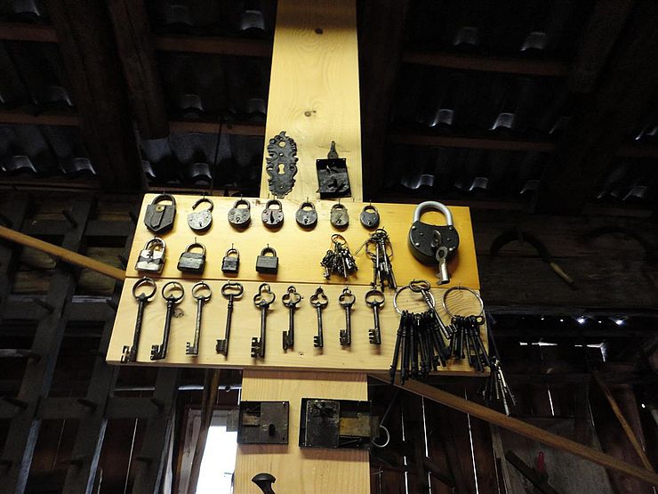 Schlüssel im "Werkzeugmuseum Feuchtner"