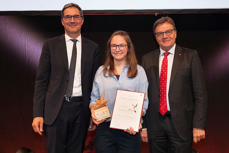 Auszeichnung für Daniela Steinacher (Naturfreunde Telfs).
