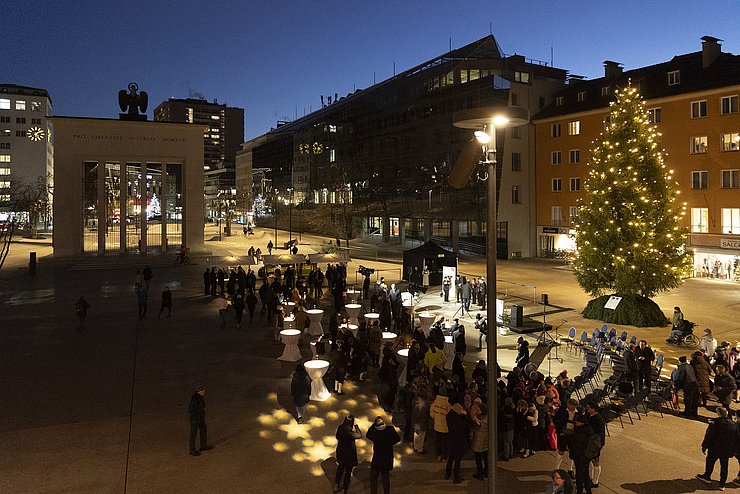 Präsentation Christbaum