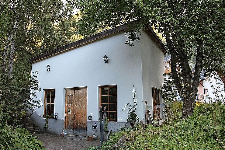 Außenansicht des Museums "Das Flügelhaus" im Kaunertal/Nufels.