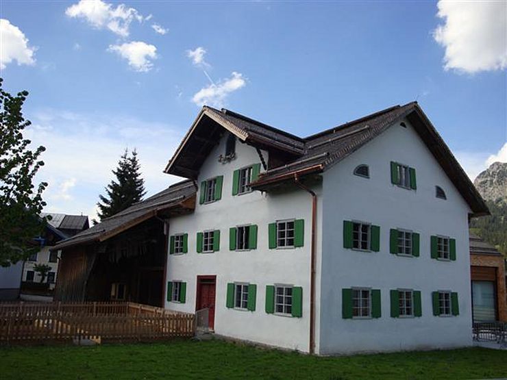 Außenansicht des "Felixé Minas Haus" in "Tannheim"