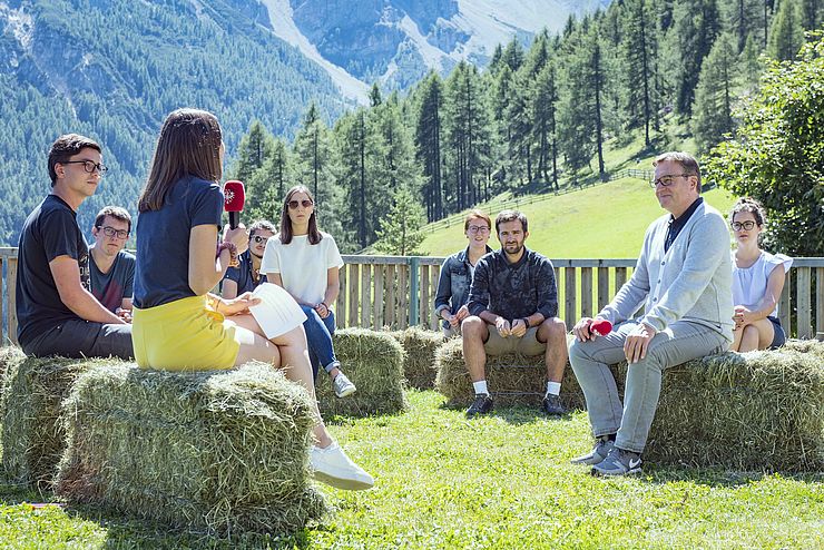Zentrales Thema des Interviews war die Regionspartnerschaft Tirol-Südtirol-Trentino.