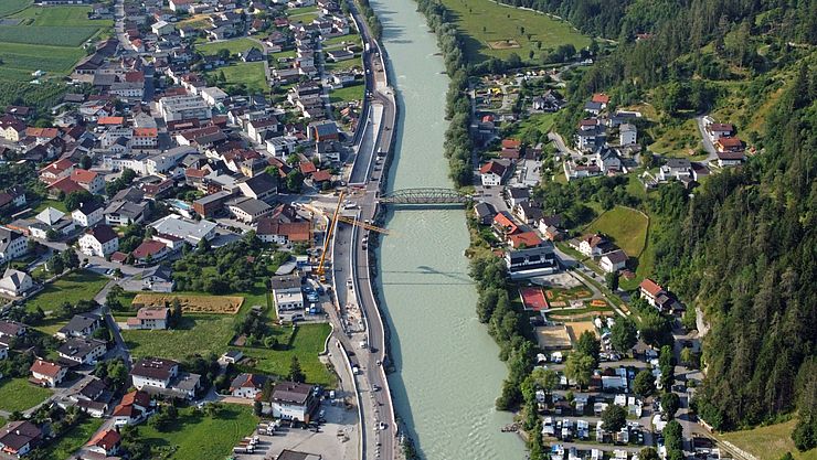 Eine Vogelperspektive von der Baustelle vor einem Jahr.