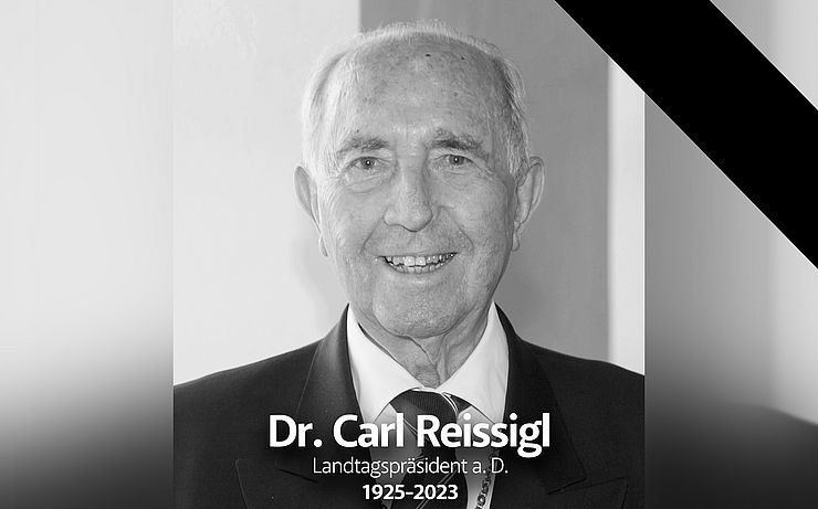 Landtagspräsident a.D. Carl Reissigl ist im 99. Lebensjahr verstorben, das Land Tirol trauert um den leidenschaftlichen Parlamentarier.