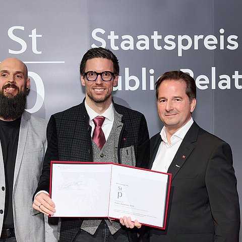 � Verleihung Staatspreis PR Staatspreis PR: Sieg in Kategorie Nachhaltigkeitskommunikation