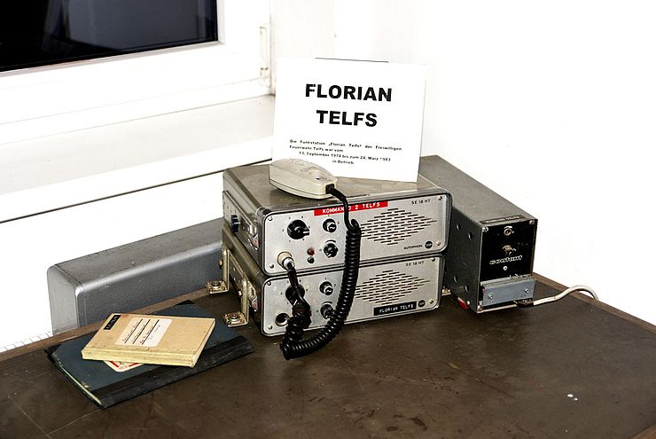 Funkstation im "Feuerwehrmuseum Telfs"