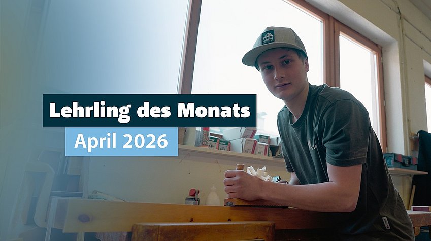 Land Tirol/Järvinen Lehrling des Monats April 2026: Jacob Huter | Tischlereitechniker