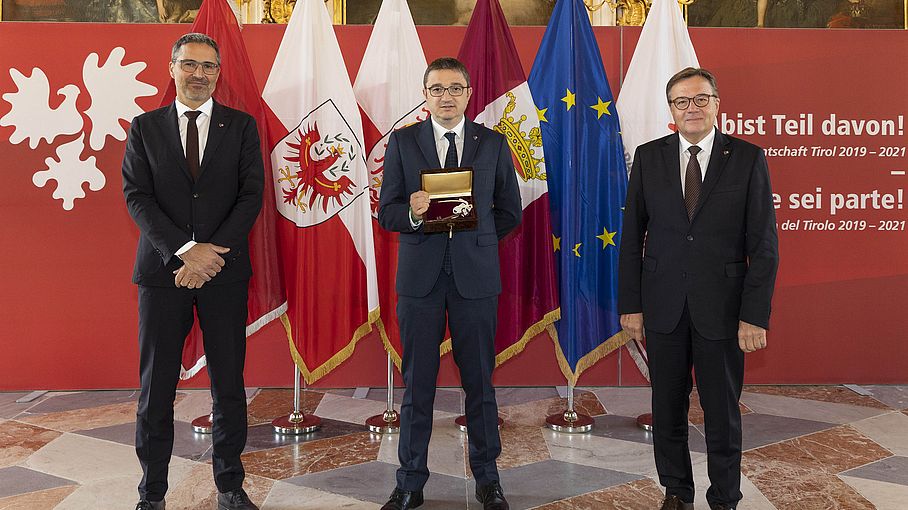 Übergabe Euregio-Präsidentschaft von Tirol an das Trentino