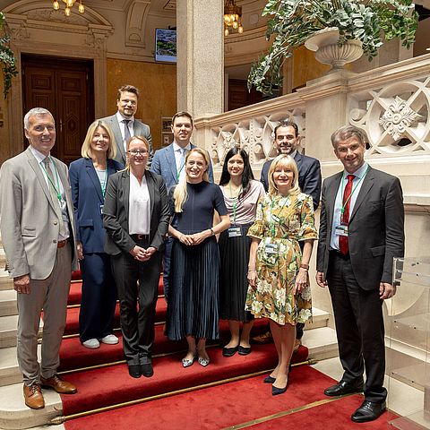 VertreterInnen der österreichischen Landesrechnungshöfe beim EURORAI Seminar 2024 in Graz