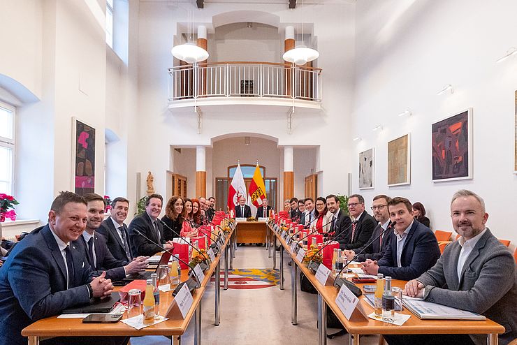 AUT, Lienz, Gemeinsames Treffen der Regierungen von Tirol und Kärnten
