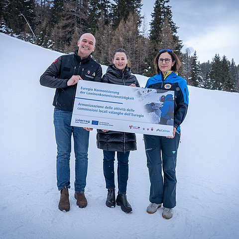 � Land Tirol/Hörmann Projekt Cairos: Euregio setzt neue Standards für Lawinensicherheit