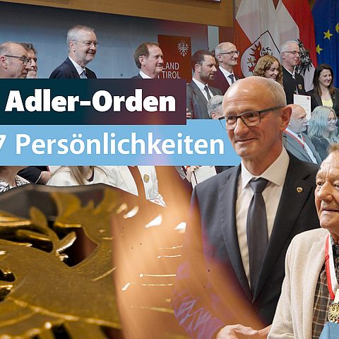 Tiroler Adler-Orden an 17 Persönlichkeiten