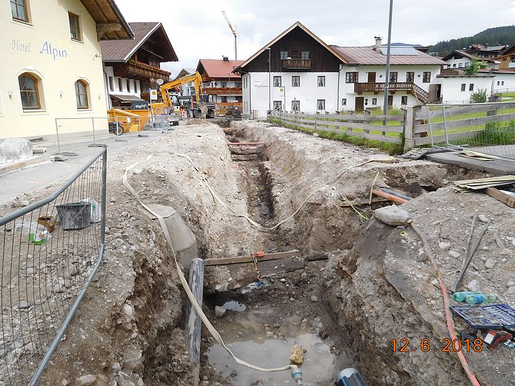 Bauabschnitt 2: Leitungsbau Bereich Alpin